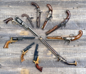 Antique Pistol Collection.