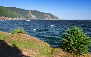 Fototapeta na wymiar View of Cape Sobolev