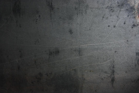 The wall is covered with tin.