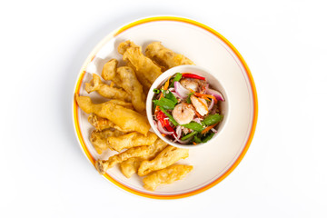Fried mushrooms