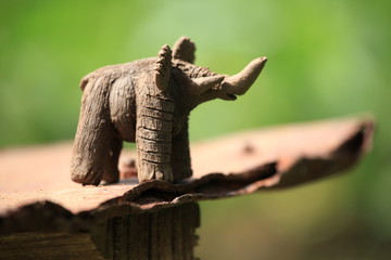 Clay Animal - Bigodi Swamps - Uganda