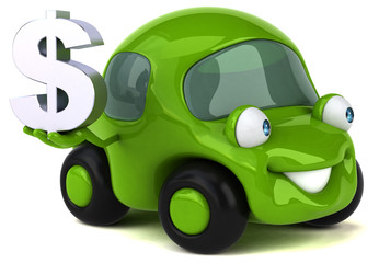 Fun car - 3D Illustration