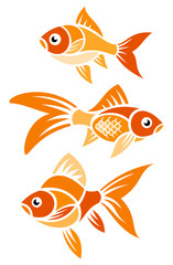 Stylized Goldfish
