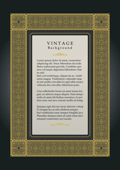 Vector Frame Design, Creative Certificate, Award and Invitation Template