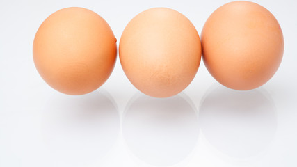 Three eggs