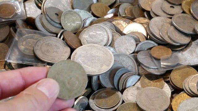 United States one dollar bill and one hundred Jamaican dollars - numismatic collector - collecting money
