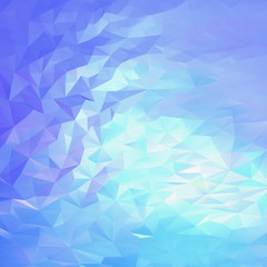Light blue, pink abstract triangular background