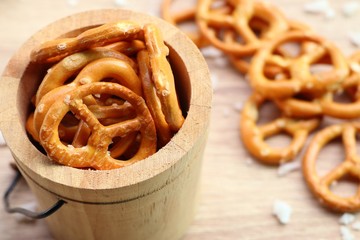 Salted pretzels