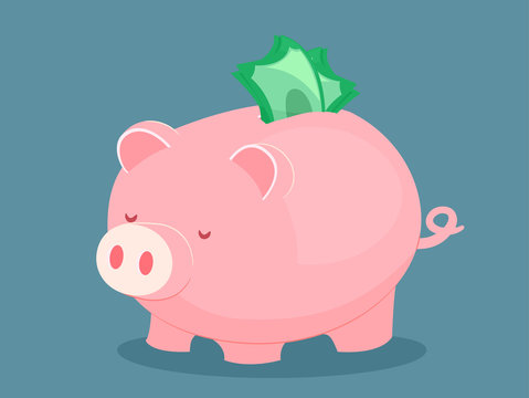 Piggy Bank Money Illustration