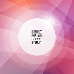 Blurred background. Modern pattern. Vector illustration with place for text.