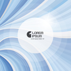 Abstract swirl background. Vector illustration with place for text.