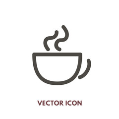 vector doodle cup icon