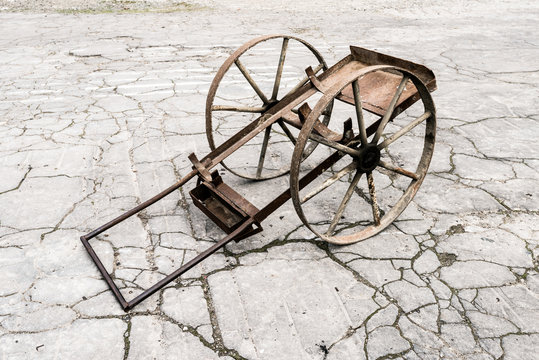 Old metal cart