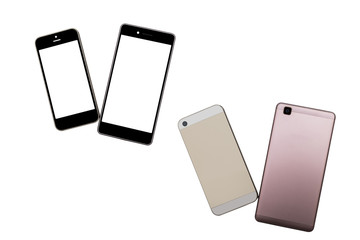 Smart phone isoleted on white background