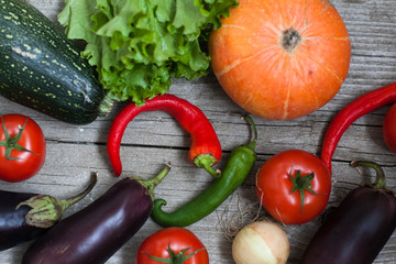 autumn vegetables