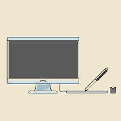 Vector of computer digital device