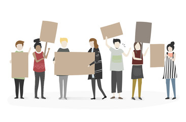 Obraz premium Illustration of people vector set