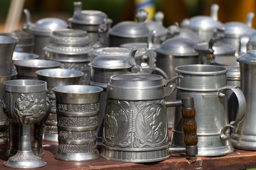 Fototapeta na wymiar Historical cups