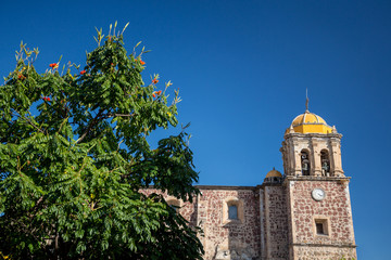 Fototapeta na wymiar Tequila church. Jalisco, Mexico
