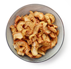 bowl of dried apple