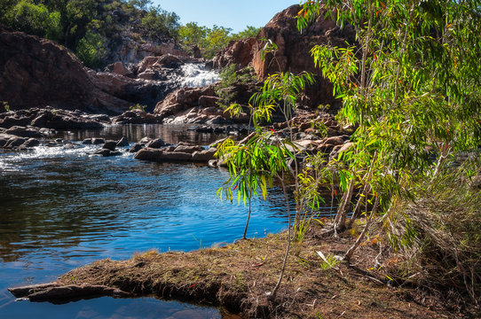 Edith Falls upper pool and cascade, Northern Territory, Australia