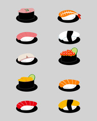 Kinds Of Sushi, Collection