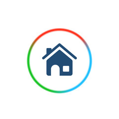 Obraz premium Rainbow Style App Icon