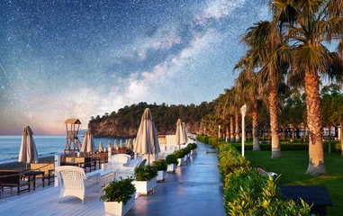  Beautiful embankment for walking and sport in Amara Dolce Vita Luxury Hotel. Alanya Turkey © standret