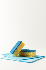 sponges and rags