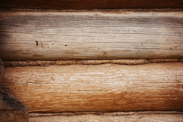 wooden log wall background texture