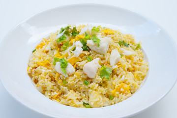 Crab Fried Rice - Fried rice thai style Asia 
