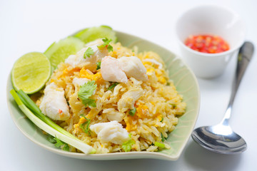 Crab Fried Rice - Fried rice thai style Asia 
