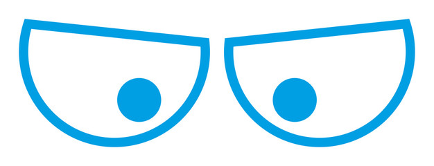 Eyes vector icon