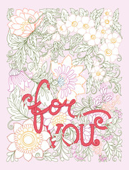 Banner, poster, invitation background with abstract decorative s