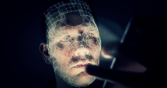Biometric facial recognition on a smartphone