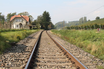 Fototapeta premium Bahstrecke