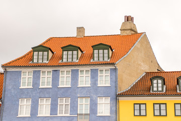 Copanhagen panorama view, oldtown