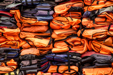Many life Jackets