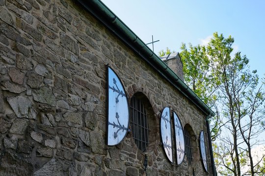Fototapeta Milseburg berg in rhön in fulda