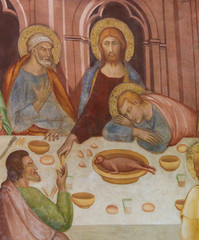Frisch in San Gimignano - Letztes Abendmahl