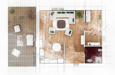 floor plan sketch