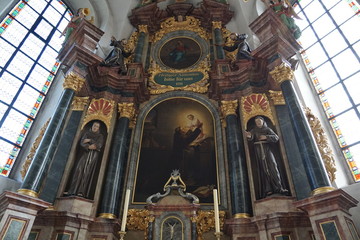 Obraz premium kirche in Saaleck bei Hammelburg, 