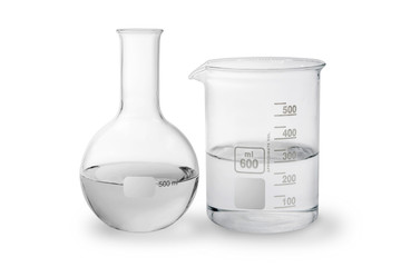 Science and medical glassware and test tube, Chemical laboratory