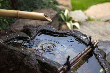 日本のつくばい