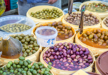 colorful olives