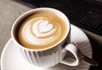 cup of cappuccino
