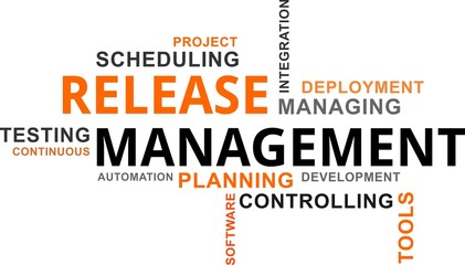 word cloud - release management