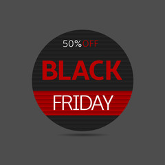 Black friday label