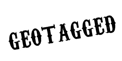 Geotagged rubber stamp. Grunge design with dust scratches. Effects can be easily removed for a clean, crisp look. Color is easily changed.