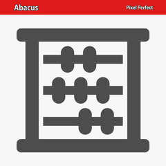 Abacus Icon. Professional, pixel perfect icon optimized for both large and small resolutions. EPS 8 format.